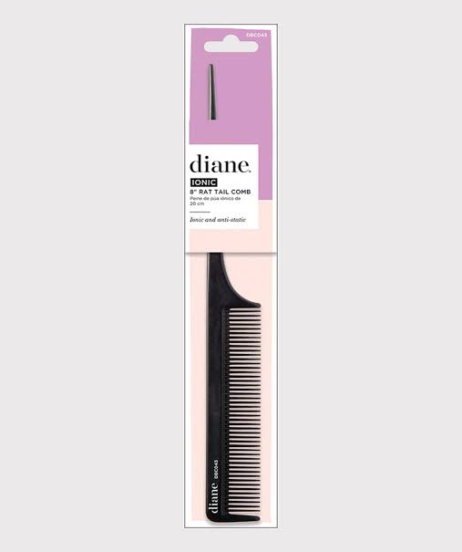 Diane Ionic 8 3/4” Rat Tail Comb